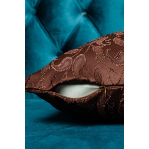 Наволочки декоративные на молнии жаккард "Soft" (2 шт.) коричневый