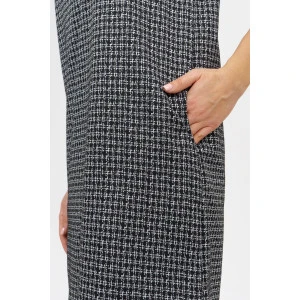 Платье женское П-044 футер жаккард (р-ры: 50-60) блэкберри Платье женское П-044 футер жаккард (р-ры: 50-60) блэкберри