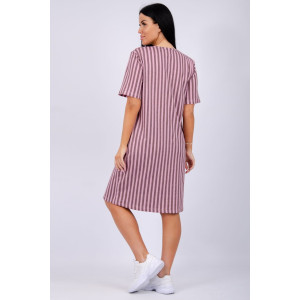 Туника женская "Манижа" кулирка (последний размер) полоса 50