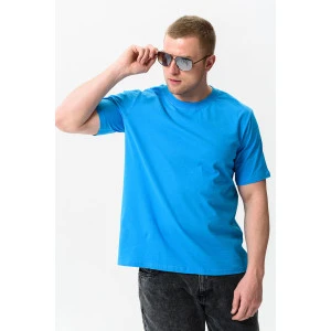 Футболка унисекс №8471/3 кулирка (р-ры: 42-72) электрик Футболка унисекс №8471/3 кулирка (р-ры: 42-72) электрик