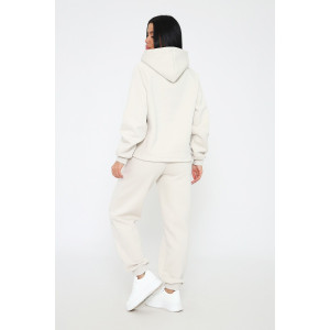 Костюм двойка женский №80041 футер 3-х нитка с начесом (последний размер) бежевый 50,56 Костюм двойка женский №80041 футер 3-х нитка с начесом (последний размер) бежевый 50,56