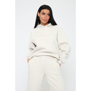 Костюм двойка женский №80041 футер 3-х нитка с начесом (последний размер) бежевый 50,56 Костюм двойка женский №80041 футер 3-х нитка с начесом (последний размер) бежевый 50,56