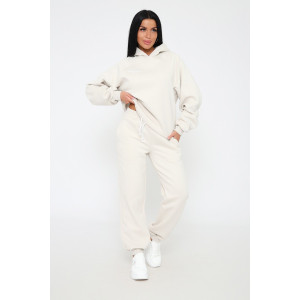 Костюм двойка женский №80041 футер 3-х нитка с начесом (последний размер) бежевый 50,56 Костюм двойка женский №80041 футер 3-х нитка с начесом (последний размер) бежевый 50,56