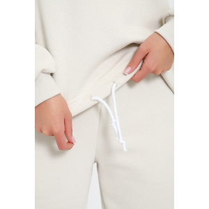 Костюм двойка женский №80041 футер 3-х нитка с начесом (последний размер) бежевый 50,56 Костюм двойка женский №80041 футер 3-х нитка с начесом (последний размер) бежевый 50,56