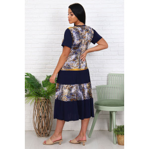 Платье женское №31525 масло (последний размер) желтый 50