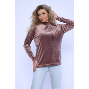 Водолазка женская №78541 велюр (последний размер) кофейный 48,56 Водолазка женская №78541 велюр (последний размер) кофейный 48,56