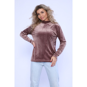 Водолазка женская №78541 велюр (последний размер) кофейный 48,56 Водолазка женская №78541 велюр (последний размер) кофейный 48,56
