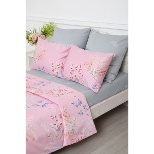 Простыня классическая сатин "Нежность" розовый (последний размер) 150х215