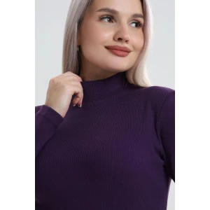 Водолазка женская ВЖ0059 кашкорсе (р-ры: XS-6XL) темно-фиолетовый Водолазка женская ВЖ0059 кашкорсе (р-ры: XS-6XL) темно-фиолетовый