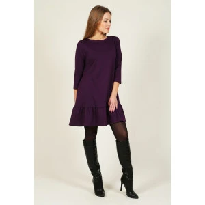 Платье женское ПЛ-002ТЖ/БАК трикотаж (р-ры: 44-54) баклажан Платье женское ПЛ-002ТЖ/БАК трикотаж (р-ры: 44-54) баклажан