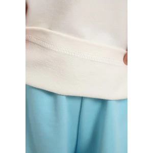 Костюм двойка детский МЛШ "Days" футер петля 2-х нитка (р-ры: 116-146) голубой-белый Костюм двойка детский МЛШ "Days" футер петля 2-х нитка (р-ры: 116-146) голубой-белый