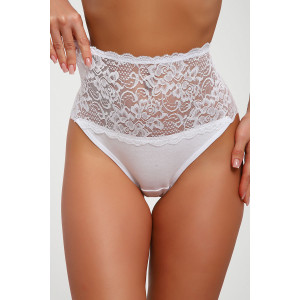 Трусы женские №18983 кулирка с лайкрой (последний размер) белый 50