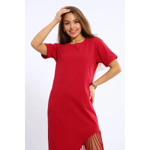 Платье женское 4108 кулирка (р-ры: 42-60) ягодный Платье женское 4108 кулирка (р-ры: 42-60) ягодный