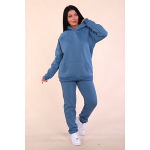 Костюм двойка женский "Лика" М345 футер 3-х нитка с начёсом (последний размер) индиго 58 Костюм двойка женский "Лика" М345 футер 3-х нитка с начёсом (последний размер) индиго 58