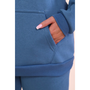 Костюм двойка женский "Лика" М345 футер 3-х нитка с начёсом (последний размер) индиго 58 Костюм двойка женский "Лика" М345 футер 3-х нитка с начёсом (последний размер) индиго 58