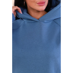 Костюм двойка женский "Лика" М345 футер 3-х нитка с начёсом (последний размер) индиго 58 Костюм двойка женский "Лика" М345 футер 3-х нитка с начёсом (последний размер) индиго 58