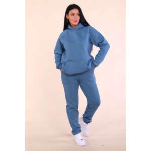 Костюм двойка женский "Лика" М345 футер 3-х нитка с начёсом (последний размер) индиго 58 Костюм двойка женский "Лика" М345 футер 3-х нитка с начёсом (последний размер) индиго 58