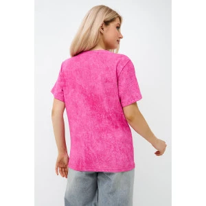 Футболка женская "Варенка" хлопок (р-ры: S-XL) розовый Футболка женская "Варенка" хлопок (р-ры: S-XL) розовый