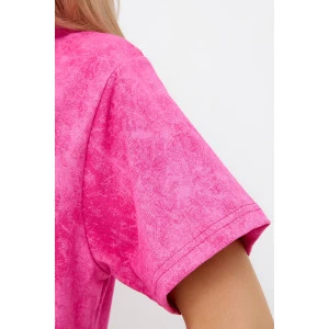 Футболка женская "Варенка" хлопок (р-ры: S-XL) розовый Футболка женская "Варенка" хлопок (р-ры: S-XL) розовый