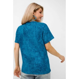 Футболка женская "Варенка" хлопок (р-ры: S-XL) синий