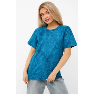 Футболка женская "Варенка" хлопок (р-ры: S-XL) синий