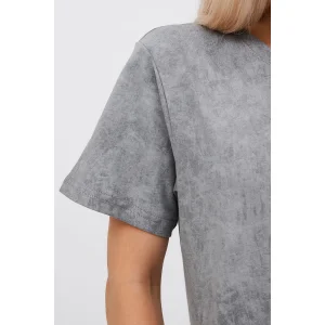 Футболка женская "Варенка" хлопок (р-ры: S-XL) серый