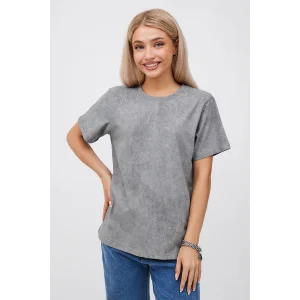 Футболка женская "Варенка" хлопок (р-ры: S-XL) серый