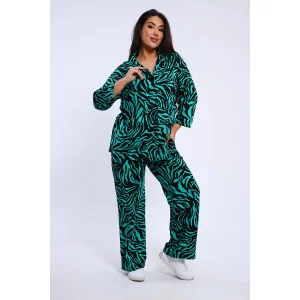 Костюм двойка женский К3159 кулирка (р-ры: 48-58)