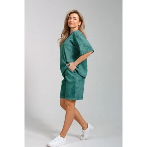 Костюм двойка женский К-065 кулирка варёнка (р-ры: 46-56) хаки Костюм двойка женский К-065 кулирка варёнка (р-ры: 46-56) хаки