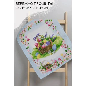 Набор кухонный из 3-х полотенец рогожка "Пасха"