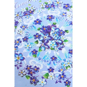 Пижама женская №21569 кулирка (р-ры: 46-60) голубой