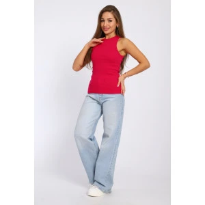 Майка женская МЖ0030А кашкорсе (р-ры: XS-XXL) фуксия Майка женская МЖ0030А кашкорсе (р-ры: XS-XXL) фуксия