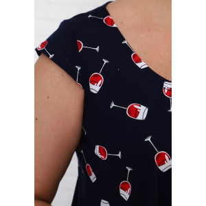 Платье женское П-8 кулирка (последний размер) бокалы 54 Платье женское П-8 кулирка (последний размер) бокалы 54