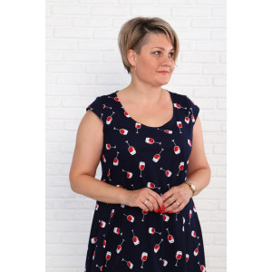 Платье женское П-8 кулирка (последний размер) бокалы 54 Платье женское П-8 кулирка (последний размер) бокалы 54