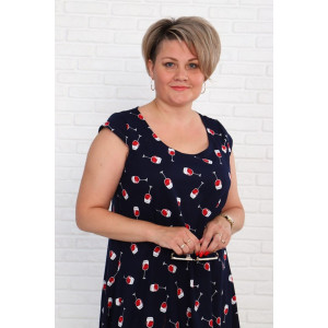 Платье женское П-8 кулирка (последний размер) бокалы 54 Платье женское П-8 кулирка (последний размер) бокалы 54