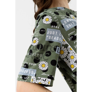 Костюм двойка женский "Дачный сезон" 2198-К/Ви трикотаж (последний размер) зеленый 54 Костюм двойка женский "Дачный сезон" 2198-К/Ви трикотаж (последний размер) зеленый 54