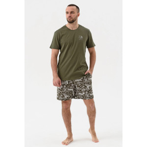 Костюм двойка мужской "Сёрфер" 2189-К трикотаж (последний размер) хаки 56