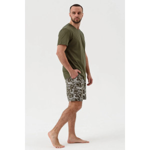 Костюм двойка мужской "Сёрфер" 2189-К трикотаж (последний размер) хаки 56