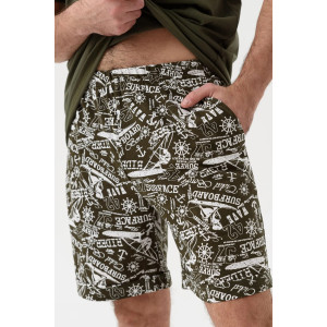 Костюм двойка мужской "Сёрфер" 2189-К трикотаж (последний размер) хаки 56