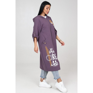 Кардиган женский "Бохо" КрФ-2329 футер (последний размер) коричневый 54 Кардиган женский "Бохо" КрФ-2329 футер (последний размер) коричневый 54