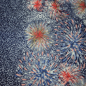 Платье женское "Дульсинея" масло (последний размер) горошек с цветами 54,58