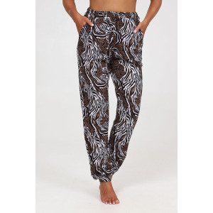 Брюки женские БК-275 кулирка (последний размер) зебра-леопард 50 Брюки женские БК-275 кулирка (последний размер) зебра-леопард 50