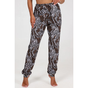 Брюки женские БК-275 кулирка (последний размер) зебра-леопард 50 Брюки женские БК-275 кулирка (последний размер) зебра-леопард 50