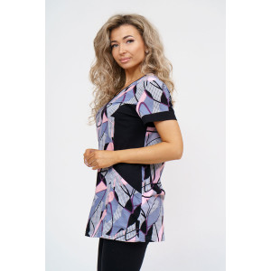 Костюм двойка женский №36949 кулирка с лайкрой (р-ры: 48-62)