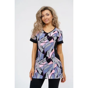 Костюм двойка женский №36949 кулирка с лайкрой (р-ры: 48-62)