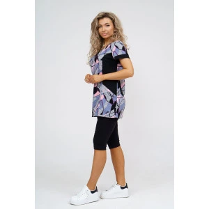 Костюм двойка женский №36949 кулирка с лайкрой (р-ры: 48-62)