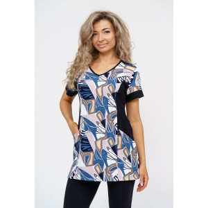 Костюм двойка женский №36948 кулирка с лайкрой (р-ры: 48-62)