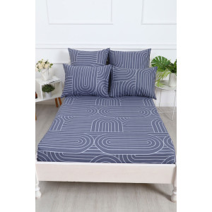 Простыня классическая перкаль "Пятый элемент" серый