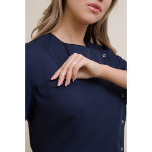Костюм медицинский женский М-132-63 тиси (р-ры: 42-58) черника