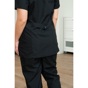 Костюм медицинский женский М-186-124 тиси (р-ры: 42-58) черный